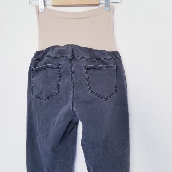 Lux Essentials Secret Fit Belly Skinny Distressed Jeans, Maternity 30 (US 10) - Picture 5 of 8
